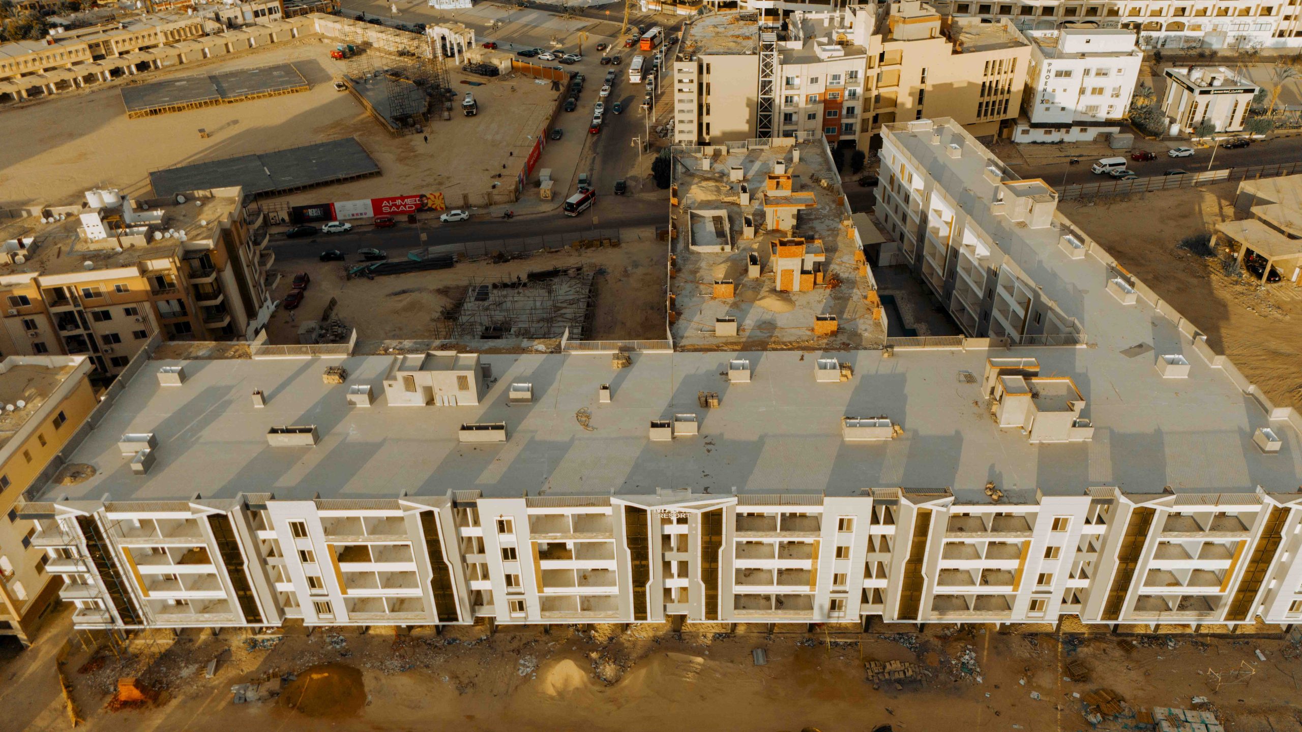 Mark Resort project image 1 showing resort views, construction progress, amenities, and buyer positioning