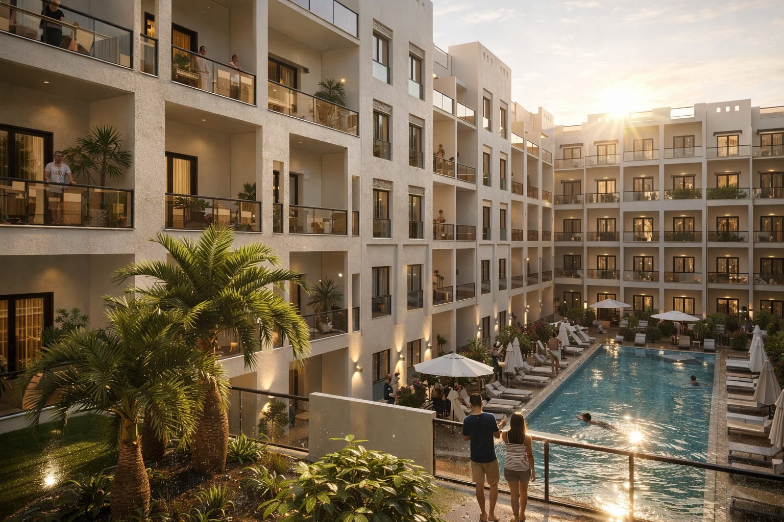 AQUA ORGWAN Resort block arrangement