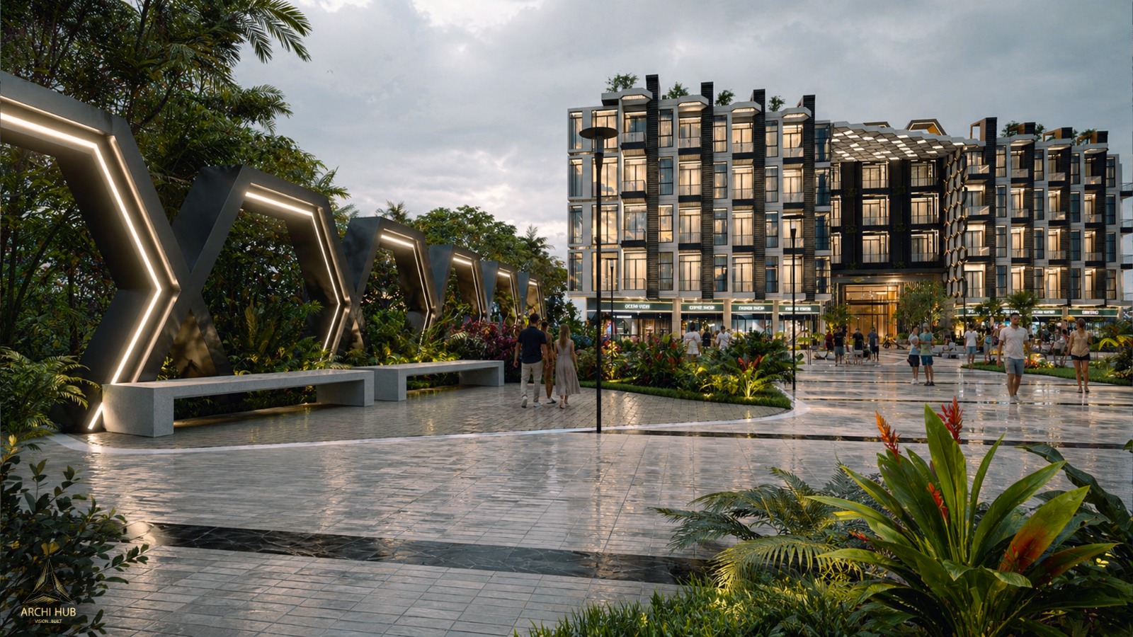 A Marina Blue project architectural visualization 21