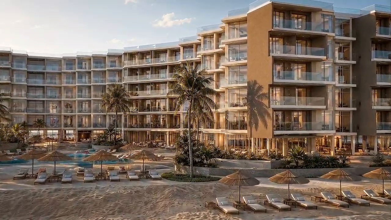Sea Breeze Resort beachfront building architecture