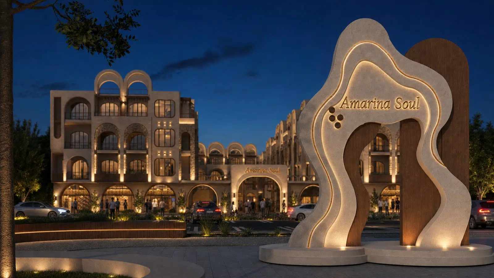 73 sqm Back View Two-Bedroom Apartment at AMarina Soul