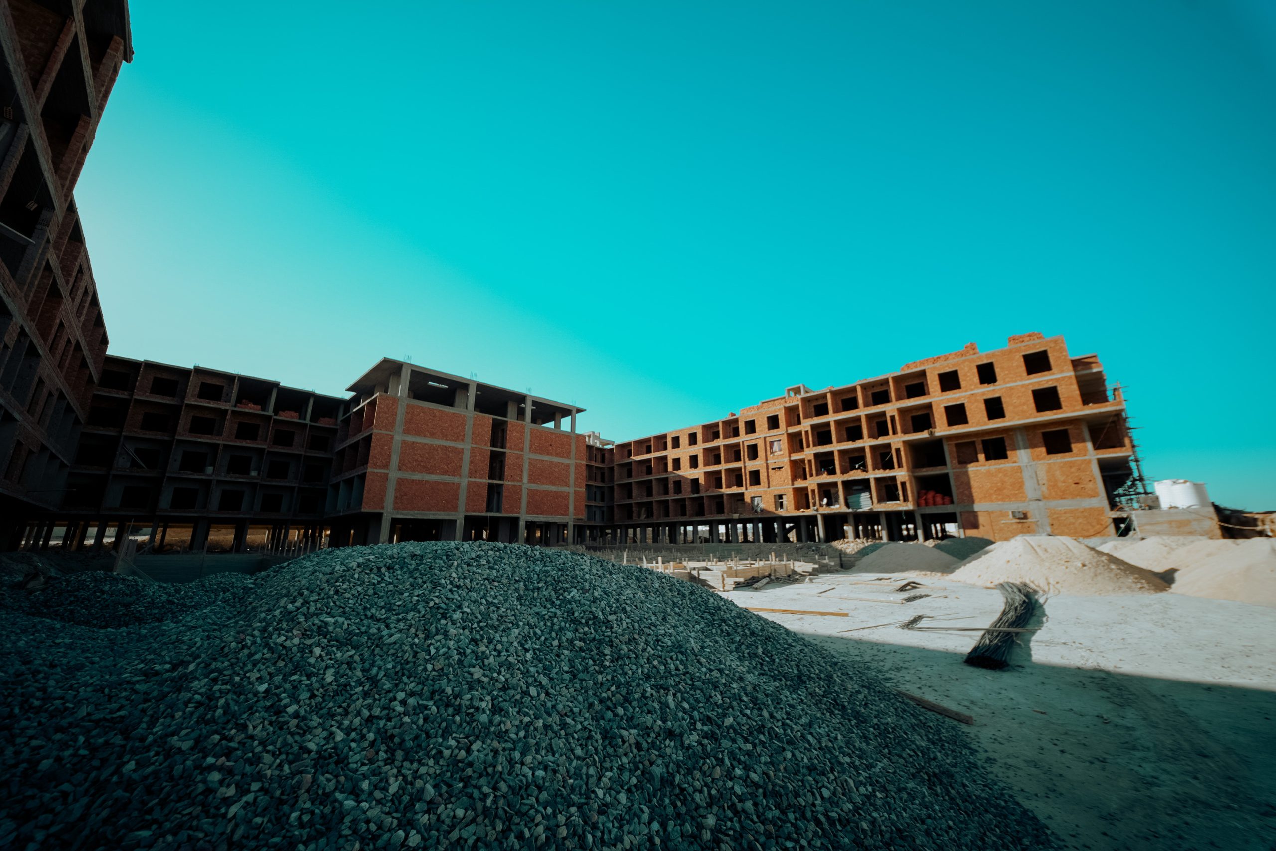 AQUA ORGWAN Resort — construction site view 1, July 2026