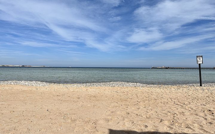 Tropitel beach in Sahl Hasheesh beside the Red Sea